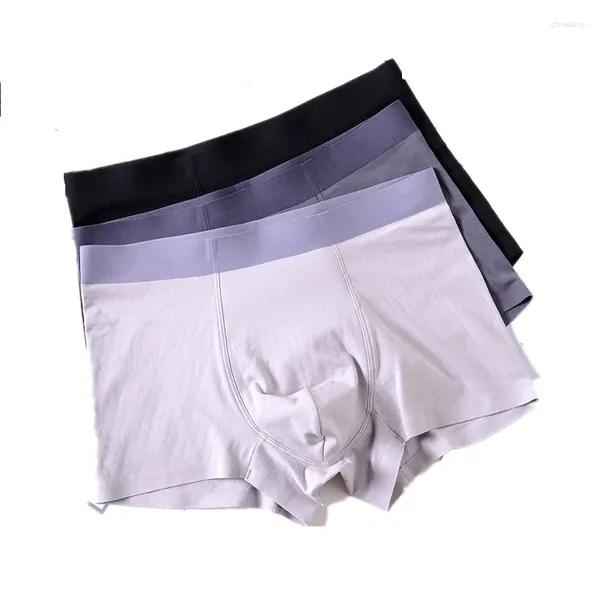 Mutande classiche 95% cotone semplici boxer da uomo maschi giovani ragazzi moda intimo marchio traspirante di alta qualità