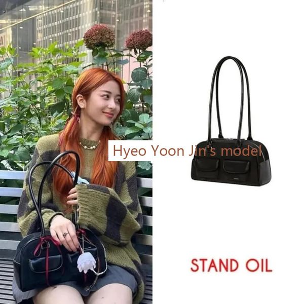 Koreanische Damenhandtasche Standoil Bowlingtasche Xu Yunzhen Sane Boston Luxusmarke Designer Unterarm 240322