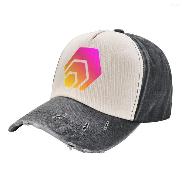 Бейсболки с HEX Crypto Logo Бейсбольная кепка Походная шляпа Роскошная женская пляжная кепка в стиле вестерн на заказ 2024 Мужская
