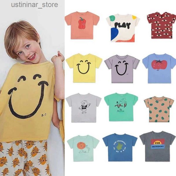 T-Shirts Çocuklar T-Shirt Yeni Yaz Satış Marka Erkek Giyim Bebek Grafik Tişörtleri Çocuk Top Toddler Tee Fil Pamuk Kız Kıyafetleri Moda24328