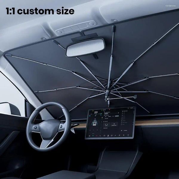 Capas de assento de carro automotivo interior guarda-sol pára-brisa capa proteção uv sun sombra janela frontal guarda-chuva dobrável