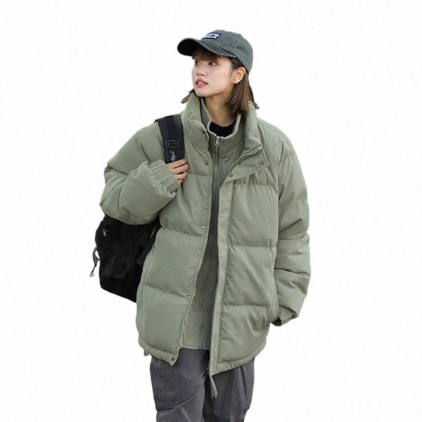 Inverno Plus Size Jaqueta Acolchoada Homens Engrossar Quente Gola Casaco Japonês Rua Mulheres Fi Novo Gola Oversize Parkas Z4vG #