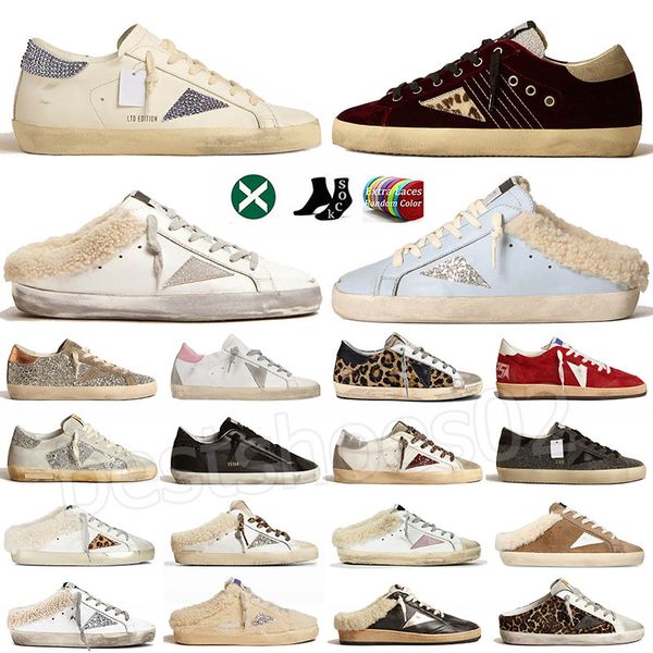 2024 NUOVE QUALITÀ 5A Golden Designer Goodes Sliper Italia Brand Shoe Women Shoe Casual Sunerstar Sneaker Classic White Do-Old Dirty Super Star Man Shoe