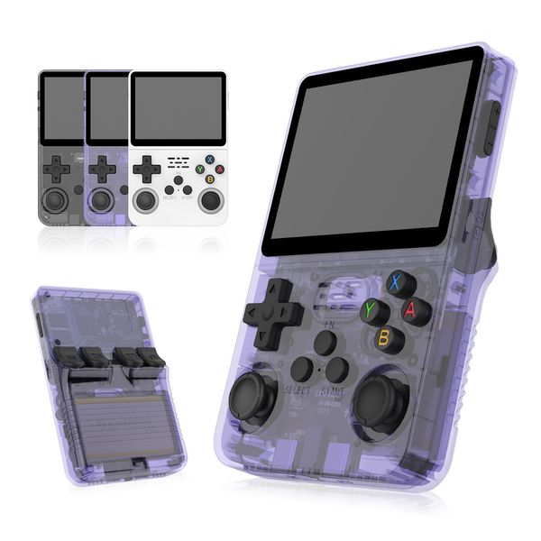 Remessa rápida 20000 jogos R36s Retro Handheld Game Console