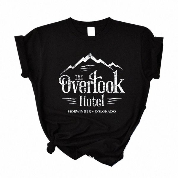 The Overlook Hotel - The Shining Y2K Camiseta Feminina Cool Fi Crop Top Respirável Roupas Casuais Verão Esporte Mulheres Camiseta o7iD #