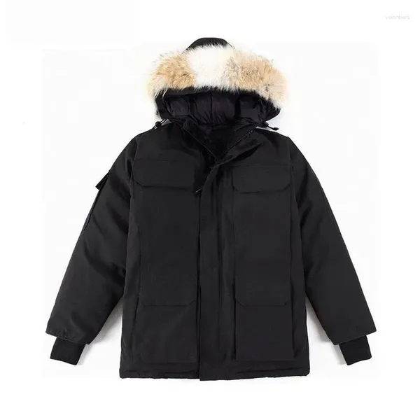 Мужские жилеты Канада 08 Пара уличное теплое пальто высокого качества 1:190% зимняя куртка с утиным пером для женщин альпинистский пух