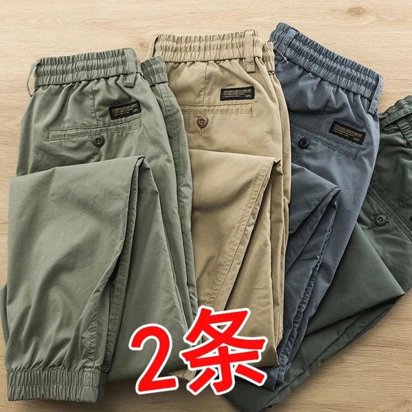 Мужские брюки для работы, мужские износостойкие свободные хлопковые комбинезоны на стройке, спецодежда по охране труда S