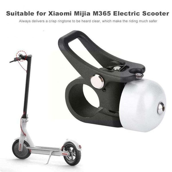 Nova scooter para xiaomi mijia m365 bicicleta ciclismo motocicleta kit gancho dobrável elétrico chifre sino u0d5