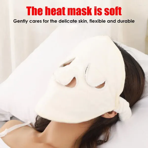 Toalha facial branca hidratante hidratante salão de beleza e máscara de compressa fria espessada coral velo rosto 24x24cm