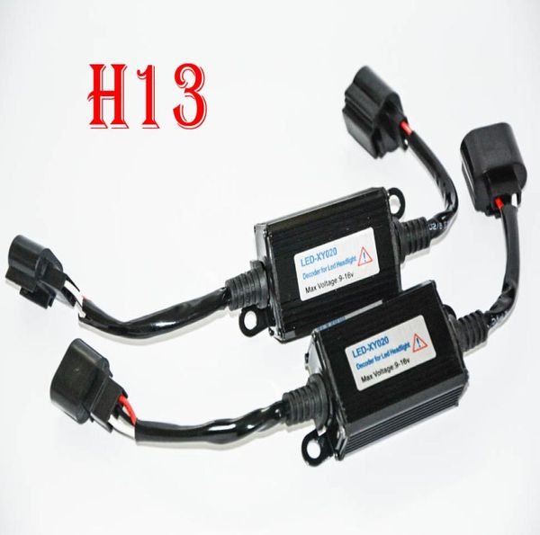 1 paio H13 9008 Kit di conversione fari LED automatici Decoder Canbus per auto auto Lo Nessun errore Avviso Canceler AntiHyper Lampeggiante Bl7795103
