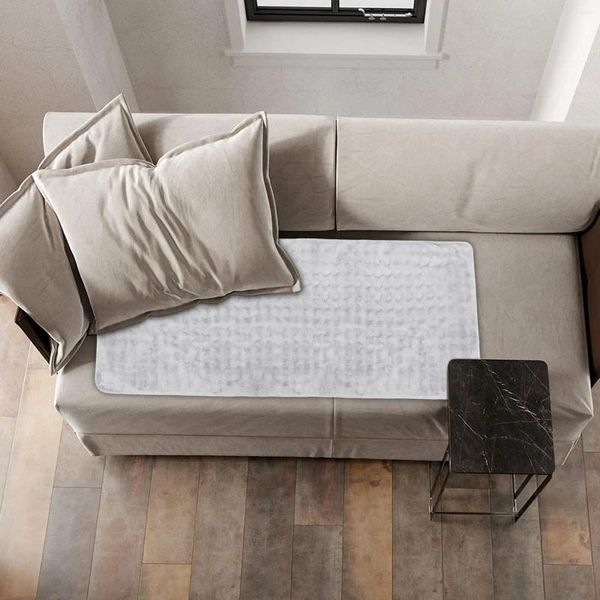 Cadeira cobre sofá de pelúcia capa antiderrapante almofada de piso quente protetor de móveis decoração para casa quarto tapete fuzzy para cães sofá
