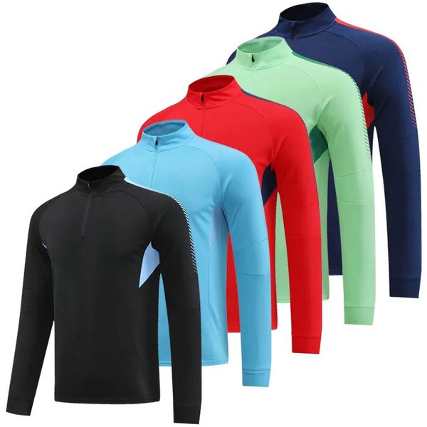 22/23 Maglia da calcio da uomo Tuta Inverno Primavera Survêtement Mezza cerniera Top Abbigliamento sportivo Palestra Abbigliamento da jogging 240325