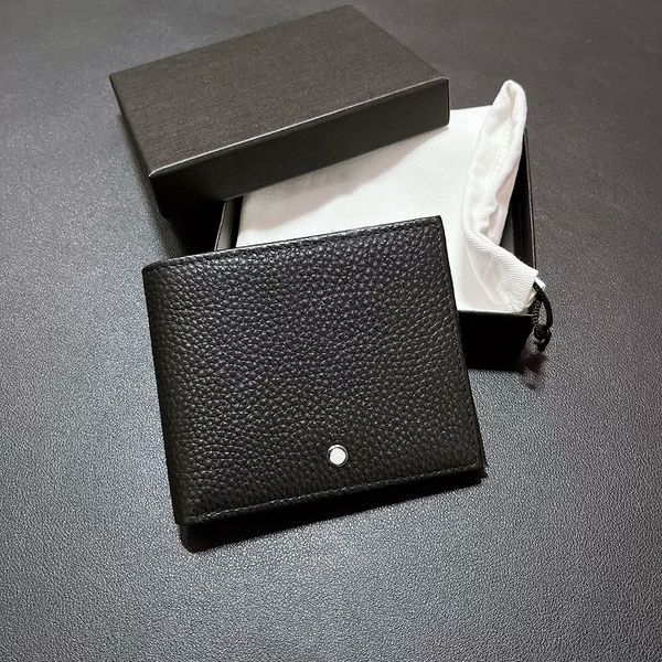 Estilo alemão popular carteira carteira de luxo titular do cartão moda designer saco titular do cartão de couro dos homens bolsa de bolso fino caso de cartão de visita