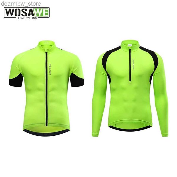 Jaquetas de ciclismo Wosawe inverno homens ciclismo jaqueta impermeável à prova de vento térmica velo bicicleta jersey mtb estrada ciclismo snowboard jaqueta bicicleta coat24329