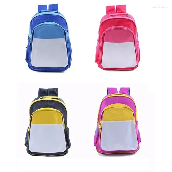 Zaino che vende zaini per sublimazione di colore blu scuro borse per borse da scuola per bambini per pressa di calore