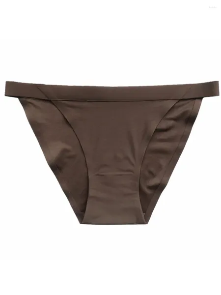 Calcinha feminina 3 unidades/pacote roupa interior sem costura no show macio estiramento hipster bikini roupa interior de algodão de cintura baixa 4-pack ouc1550