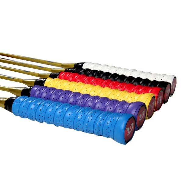 10pcs/lot kayma anti-kayma nefes alabilen spor Grip ter bandı Grifnd tenis overgrips bant badminton raket tutamaklar ter bandı 240322