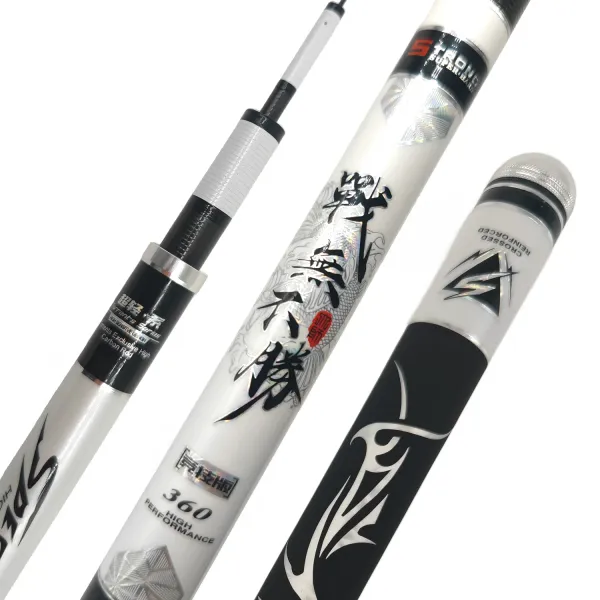 RODS BV.SC ZWBS Sports telescopico ad alto pesca in carbonio, flusso di pole di potenza, carpa dura ultraleggera, acqua dolce del fiume lago, 3,6 m