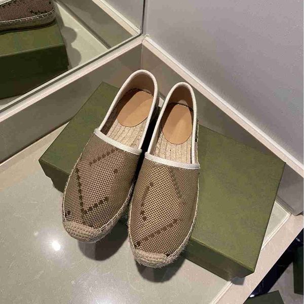 Lüksshoes tasarımcısı espadrilles kadın loafers orijinal deri düz balıkçı tuval ayakkabı bayan rahat ayakkabı klasik gündelik ayakkabılar 35 Beatshoes