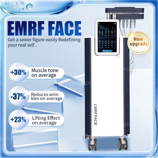 A mais nova tendência de saída de energia térmica RF facial PE e máquina de remoção de rugas magnética pulsada forte Vline Face Lift