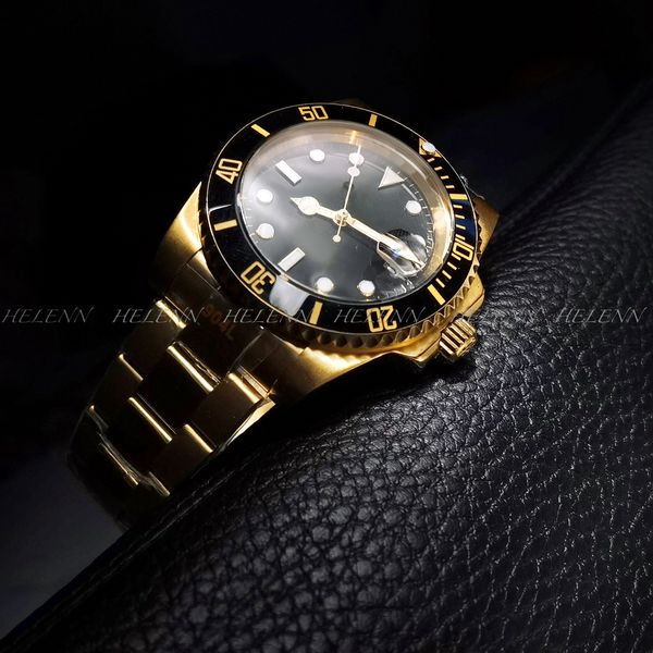 Gold Automatic Watch Movement Watches Designer Watch Men Deep Sea Watch 41mm 2813 Submarino Relógios AAA Oyester perpétua Uhren Montre de Luxe Orologia di Lusso