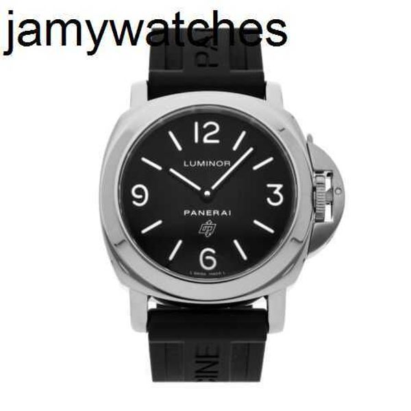 Relógio masculino panerass base designer manual vento 44mm pulseira de aço pam luxo completo inoxidável à prova dwaterproof água relógios pulso alta qualidade