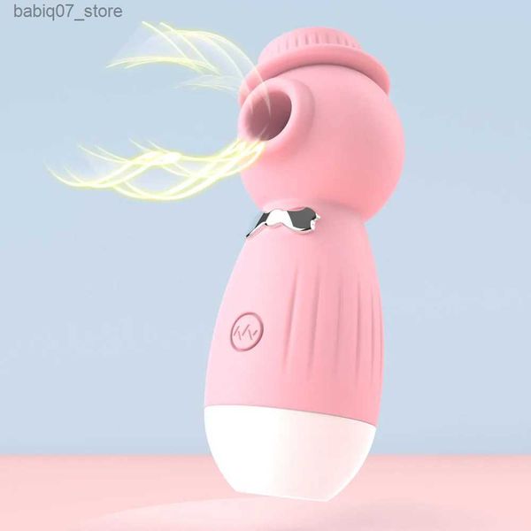 Andere Massageartikel Klitoris Saugnapf Sexprodukt Saugnapf Vibrator weibliche Klitoris Nippel Oral Vakuum Stimulator Massagegerät Sexspielzeug Erwachsenenprodukt Q240329