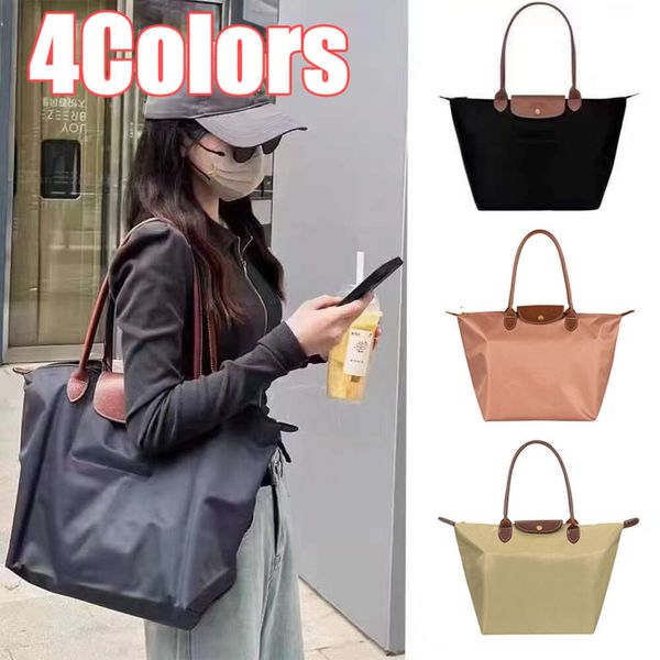 Nuova borsa tote classica di grande capacità pieghevole borsa a tracolla casual di moda di design borse da donna in nylon