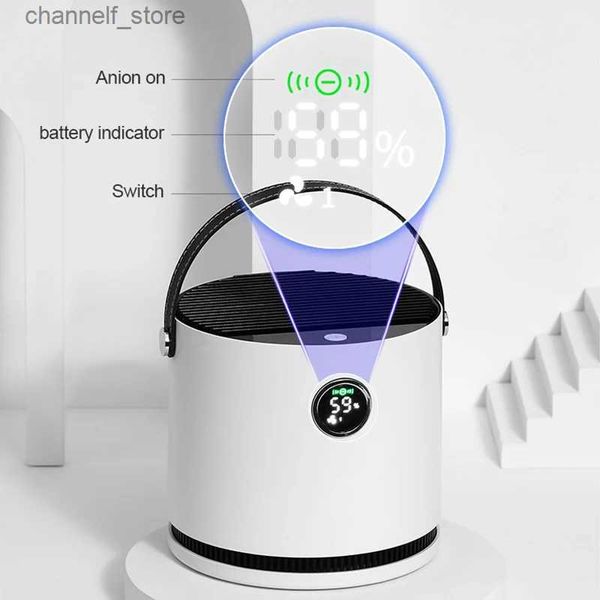 Luftreiniger Haushaltsluftreiniger, tragbarer Mini-Luftreiniger zur Entfernung negativer Ionen, Formaldehyd-Luftreiniger, elektronischer Haushaltsfilter, AromadiffusorY240329