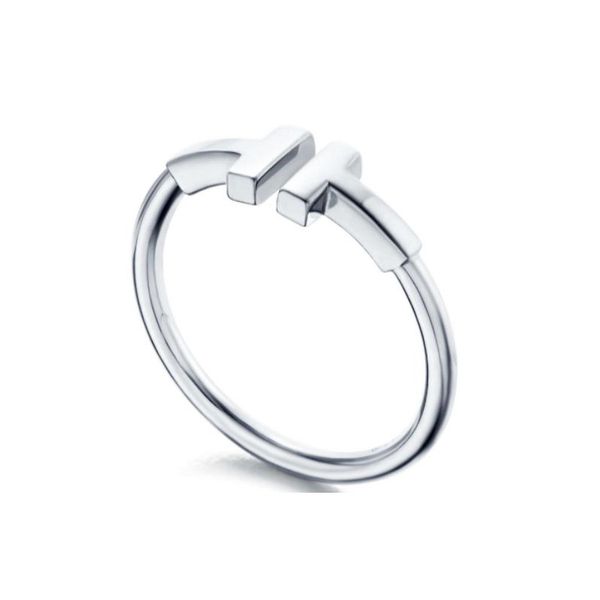 Anello di design tiffanyring tiffanyjewelry anello anello di lusso anello trifoglio 925 sterling coltello di sicurezza lampada per amante della telecamera computer cz diamanti anelli 946