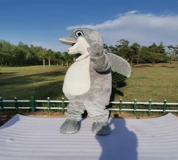 Imagem real fantasia de mascote de golfinho fantasia vestido para festa de carnaval de halloween personalização4303664