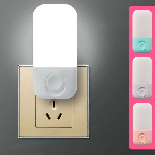 Nuovo simpatico mini dimmer notturno per allattamento per bambini, camera da letto, luce per dormire, plug-in, lampada a LED a risparmio energetico