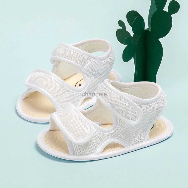 Sandali KIDSUN 2024 Sandali per bambina appena nati Suola in cotone Leggero e traspirante Scarpe da principessa per bambini Sandali per bambina in tela 240329