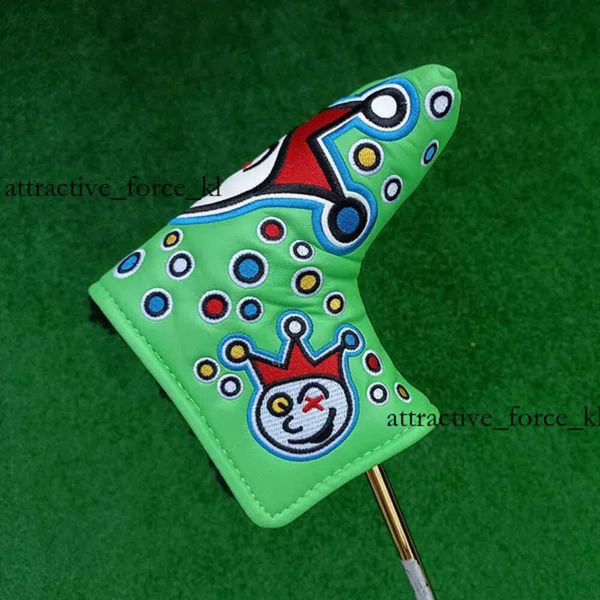 Outros produtos de golfe Golf Putter Cover Golf Club Head Covers para Putter PU Leather Blade Putter Headcover 798