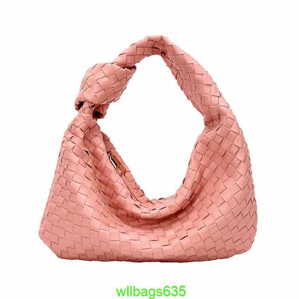 Sacola Jodie Womens Designer Bags BottegVeneta Bolsa Amazons Bestselling Trendy Woven Bag Grande capacidade Woven Bag Horn Knotted Handbag tem logotipo HBIO