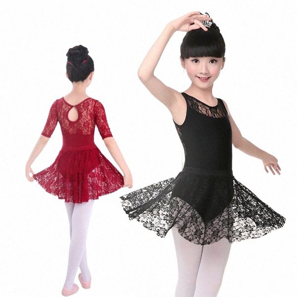 Mädchen Ballett Dr Lace Splice Cott Ballett Trikot Mädchen Gymnastik Tanz Dr Kinder Kinder Trikot Badeanzug Für Dancewear Y7Vl #