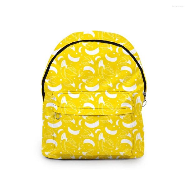 Mochila jovem engraçado fruta estudante sacos de escola notebook mochilas 3d impressão oxford à prova d'água meninos / meninas viagem