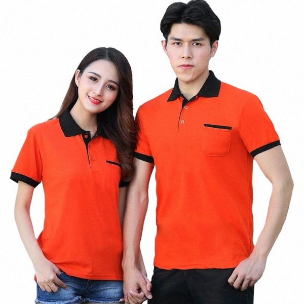 wholesale Kellner-Arbeitskleidung Poloshirts Restaurant Hot Pot Shop Frauen Catering Uniform Café Fast Food Restaurant Tooling Q1MK #