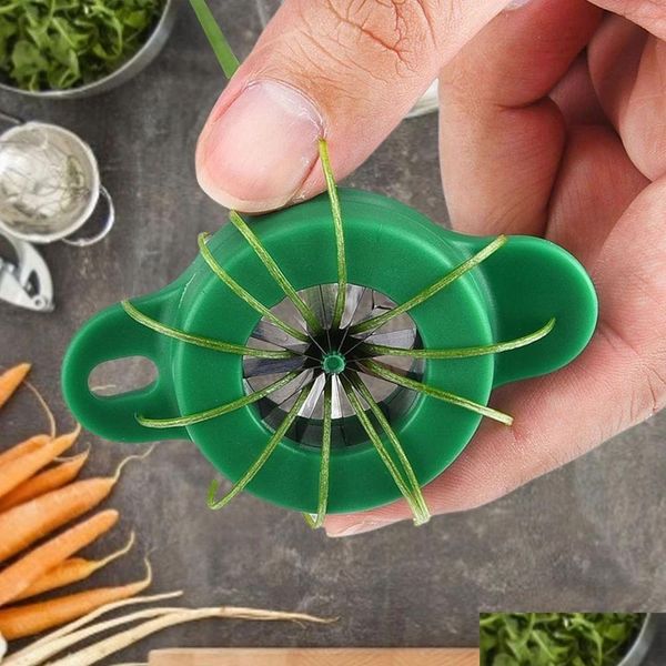 Altri utensili da cucina Grattugia per cipolle in fiore di prugno Grattugie per cipolle in acciaio inox Trituratore di seta Coltello per verdure Tramogge affettatrice Cucine Drop Del Otzqh