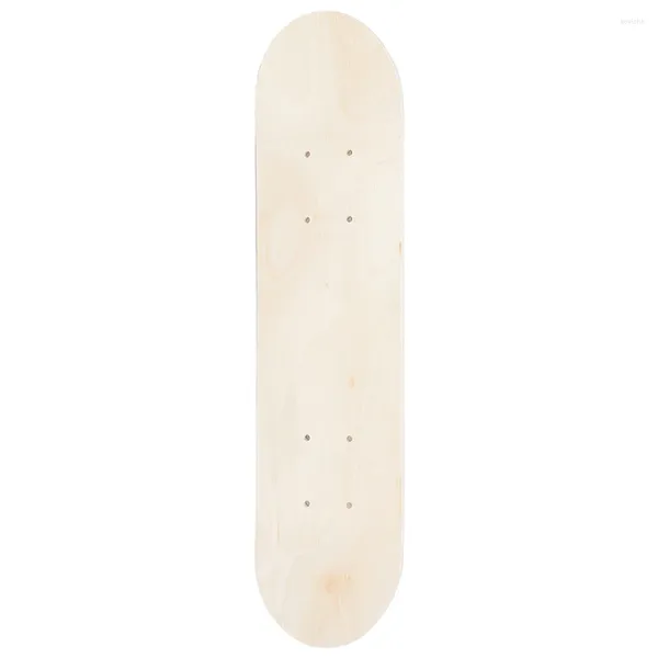 Freizeitschuhe DIY handgemalte Kinder-Skateboard-Wandaufkleber Dekor leeres Deck Holz doppelseitige Decks aus Holz zum Malen von Material