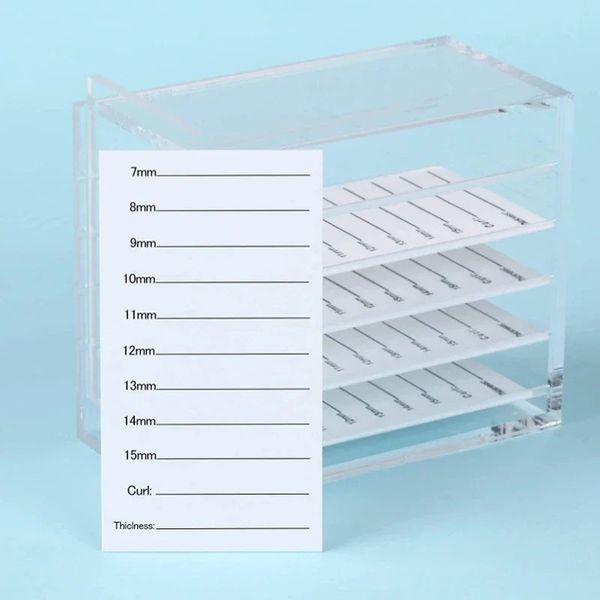 NEU 2024 Acryl 5 Layers Box Wimpern Wimps Tile Box Clear Storage Box Acryl mit Schublade - für Acryl -Wimpernhalter mit Schublade - für - für - für - für - für - für - für - für - für - für - für - für - für - für - für - für - für - für - für -