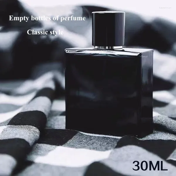 Garrafas de armazenamento 30/50/100ml vazio luxo perfume garrafa recarregável vidro grosso atomizador pulverizador fragrância loção óleo essencial portátil