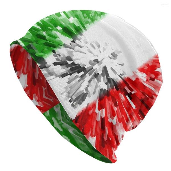 Berretti Bandiera nazionale Cappelli sottili da esterno Cofano Italia estruso Berretti Skullies di alta qualità