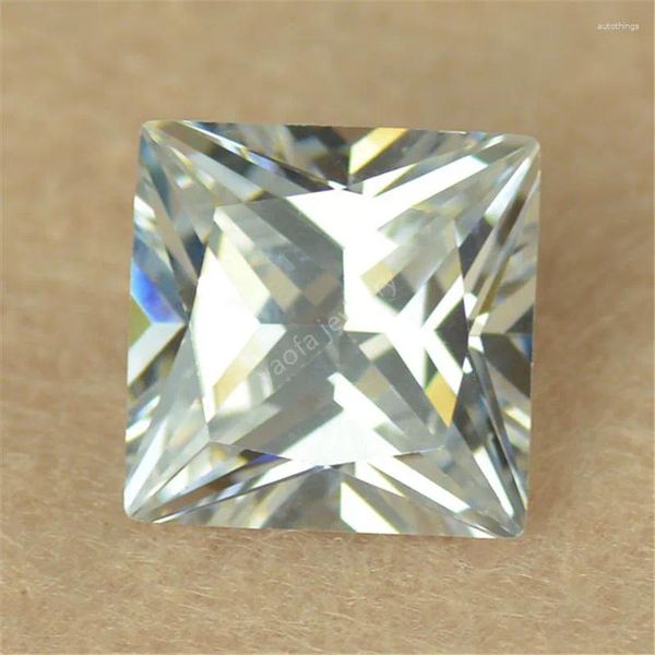 Lose Diamanten, Direktverkauf ab Werk, 7 x 7 mm, 2 Karat, I-Farbe, quadratischer Formschliff, Edelsteine, Stein für Schmuck, DIY, GRA-Zertifikat