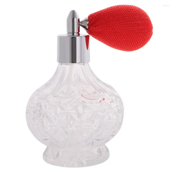 Aufbewahrungsflaschen Retro Klares dekoratives Glas Parfümflasche Spray Zerstäuber Liebhaber Geschenk 100 ml