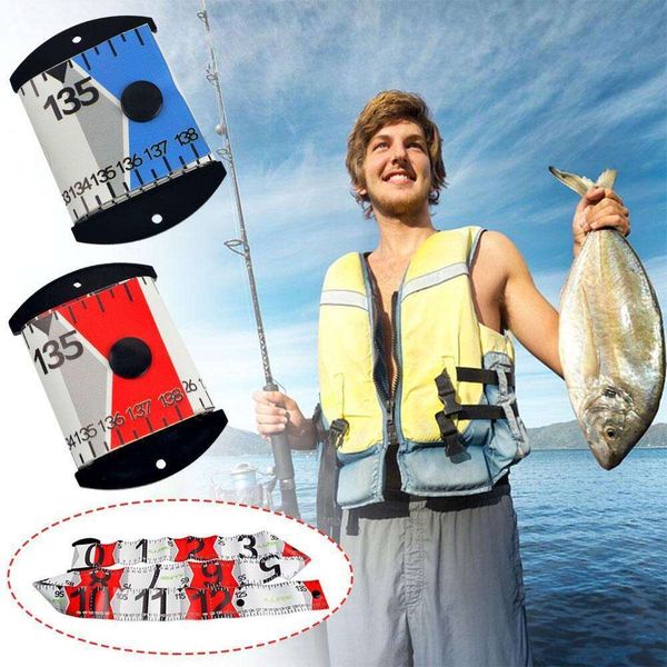 Novo 1 pçs pvc régua à prova dwaterproof água precisa yuchi estrada ya fita métrica medidor de pesca ferramenta peixe