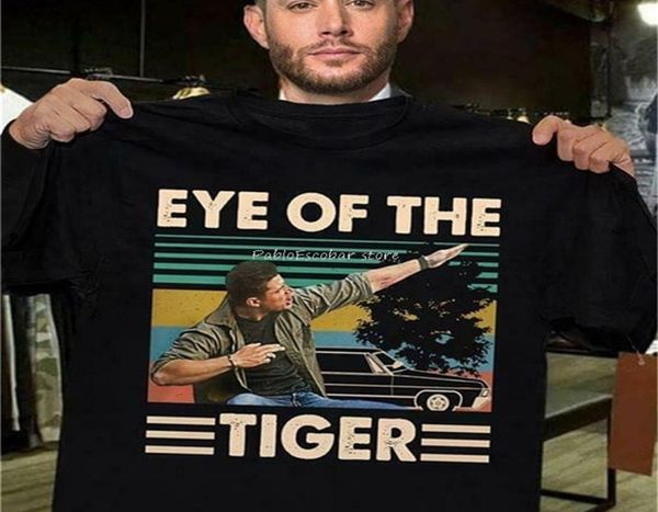 Dean Winchester Supernatural Auge des Tigers Vintage Retro Geschenk für Männer Frauen Sommer Casual T-Shirt 2205053781544