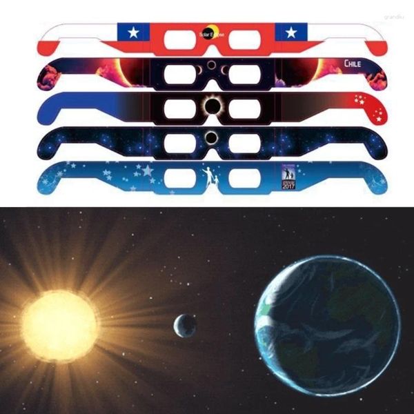 Sonnenbrillen, sicherer Schatten, Eclipse-Brille für direkte Sonneneinstrahlung, Sonnenbeobachtungspapier