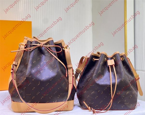 Kadınlar Petit Noe Kova Çantası Tasarımcı Neonoes Çanta Neo Noes Tote Yüksek Kaliteli Omuz Crossbody Çantalar Bayanlar Büyük Kapasiteli Halat Çizim Debriyaj Cüzdanı