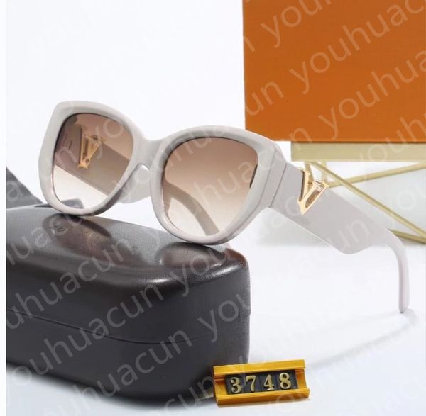 Солнцезащитные очки женский классический бренд мужские квадратные солнцезащитные очки 3748 серии 6 Цвета и коробки доступны с электрическими велосипедами для взрослых водителей